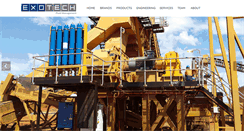 Desktop Screenshot of exotech.com.au